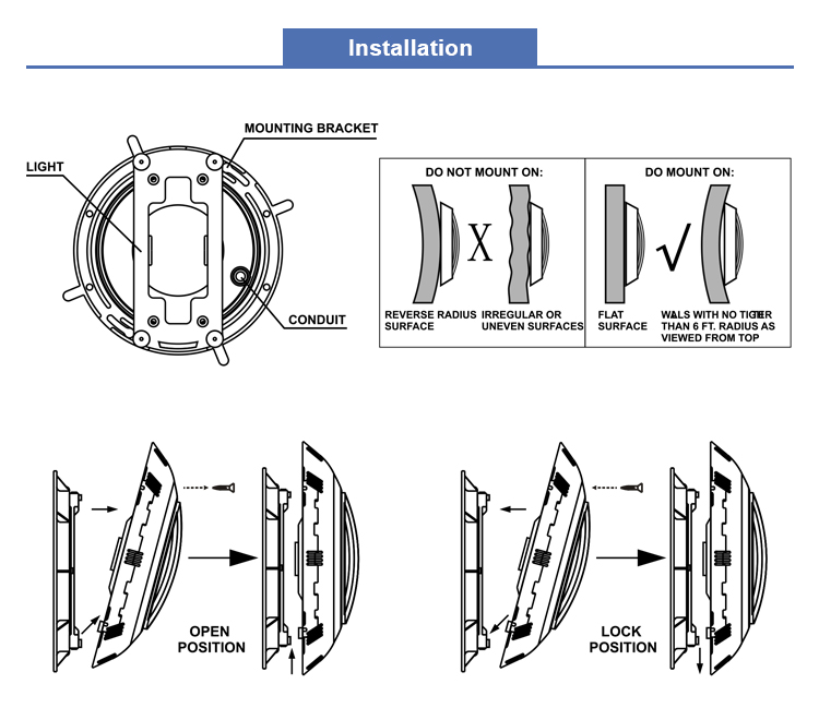 12V Underwater Light IP68 pool light