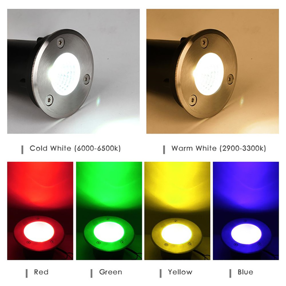 IP65 COB LED Underground Light for Park Square Garden Decks Steps